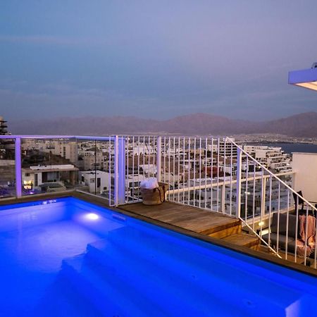 Mountain And Sea View - Penthouse With Private Pool Apartment Eilat Ngoại thất bức ảnh
